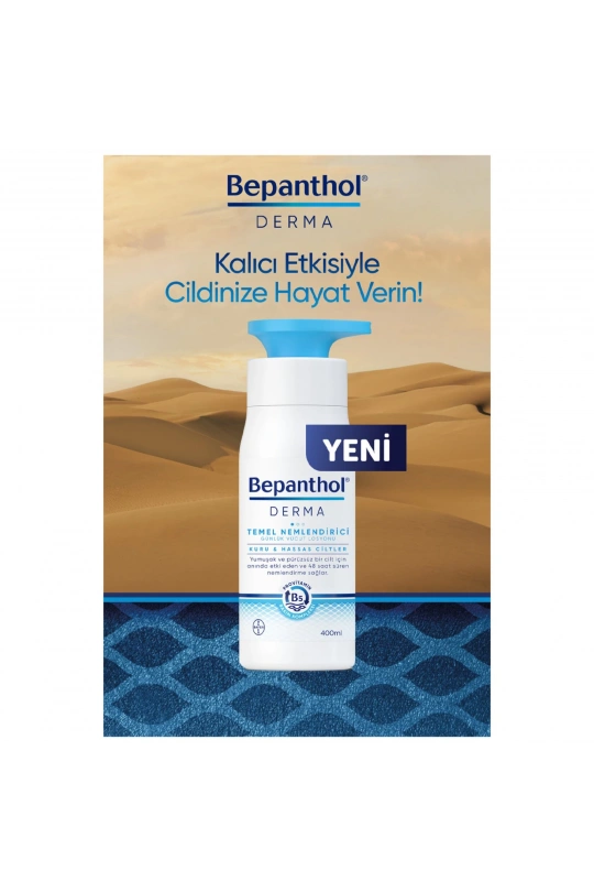 Bepanthol Derma Temel Nemlendirici Günlük Vücut Losyonu 400 ml