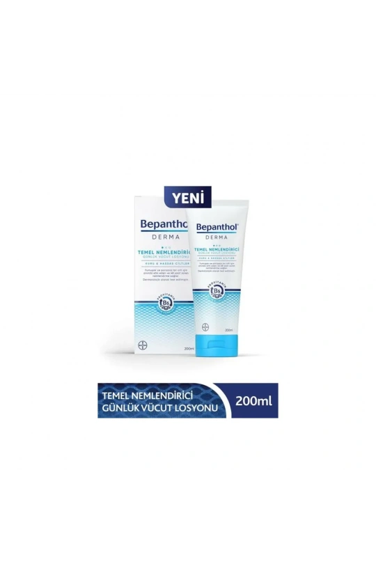 Bepanthol Derma Temel Nemlendirici Kuru Hassas Ciltler Losyon 200 ml