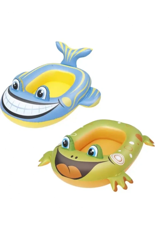 Bestway Kurbağa & Balık Çocuk Botu 99x66 cm - 34085 -