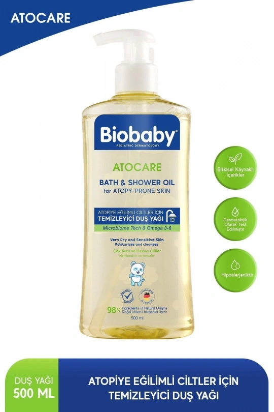 Biobaby Atocare Temizleyici Duş Yağı 500 ml