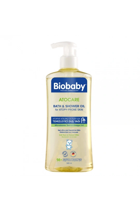 Biobaby Atocare Temizleyici Duş Yağı 500 ml