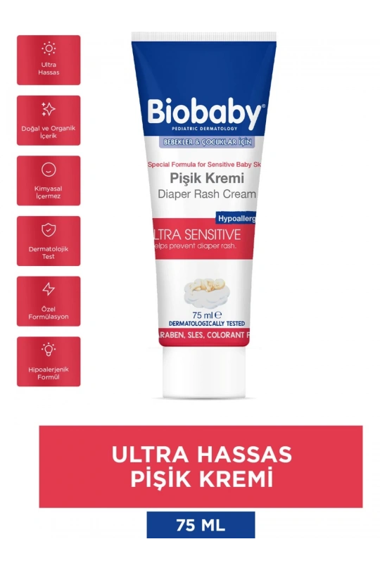 Biobaby Pişik Kremi 75 ml