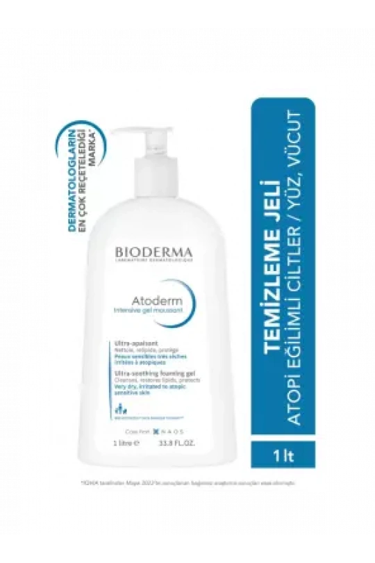 Bioderma Atoderm Intensive Foaming Gel Moussant 1 lt