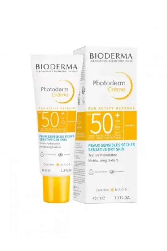 Bioderma Photoderm Creme Renksiz Kuru Ciltler için Yüksek Korumalı SPF50+ Yüz Güneş Kremi 40 ml