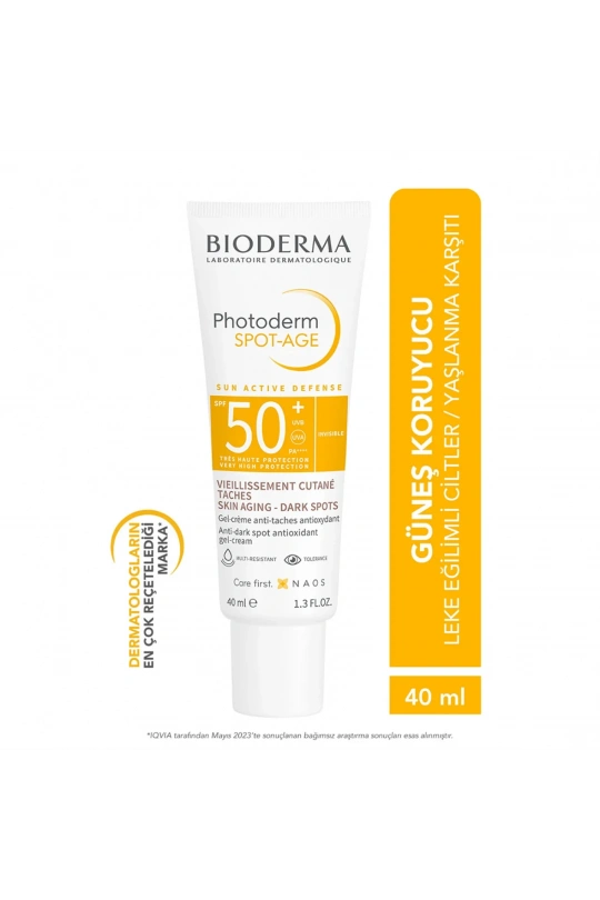 Bioderma Photoderm Spot Age Spf 50 Leke, Yaşlanma ve Kırışıklık Karşıtı Güneş Kremi 40 ml