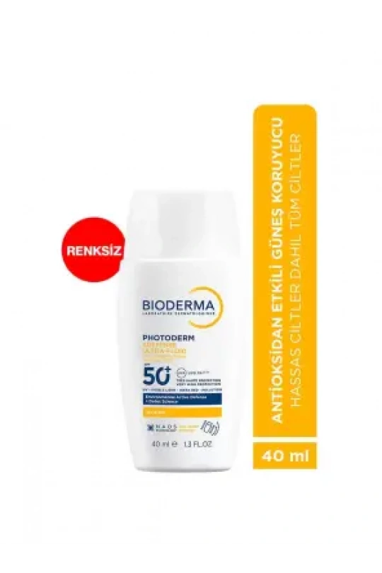 Bioderma Photoderm XDefense Ultra-Fluid SPF50+ 40 ml - Renksiz