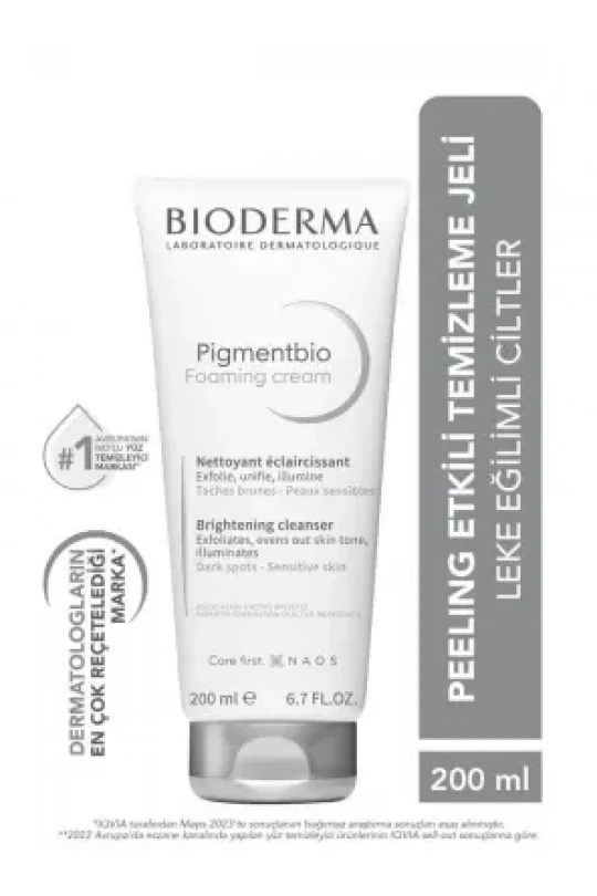 Bioderma Pigmentbio Foaming Cream Cleanser Temizleme jeli 200 ml