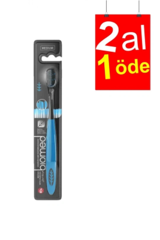 Biomed Black Diş Fırçası - Orta -