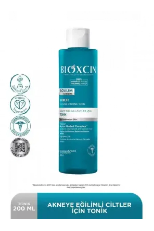 Bioxcin Acnium Akneye Eğilimli Ciltler İçin Tonik 200 ml