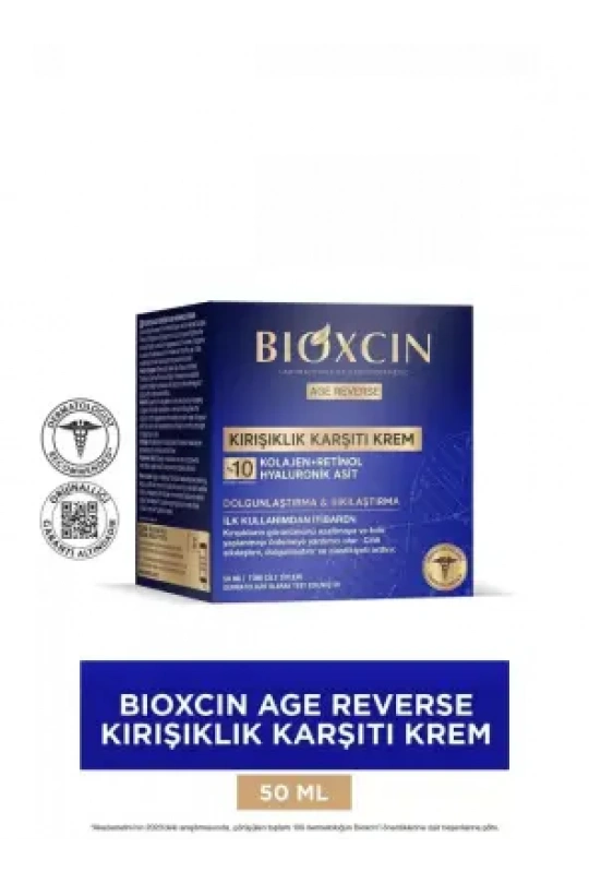 Bioxcin Age Reverse Kırışıklık Karşıtı Krem 50 ml