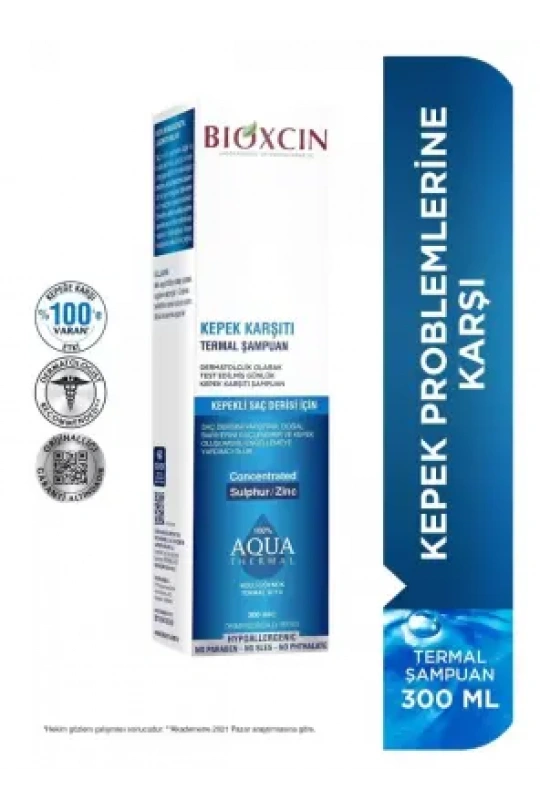 Bioxcin Aqua Thermal Şampuan Kepek Karşıtı 300 ml