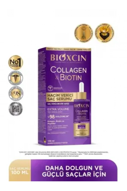 Bioxcin Collagen & Biotin Hacim Veren Saç Serumu 100ml