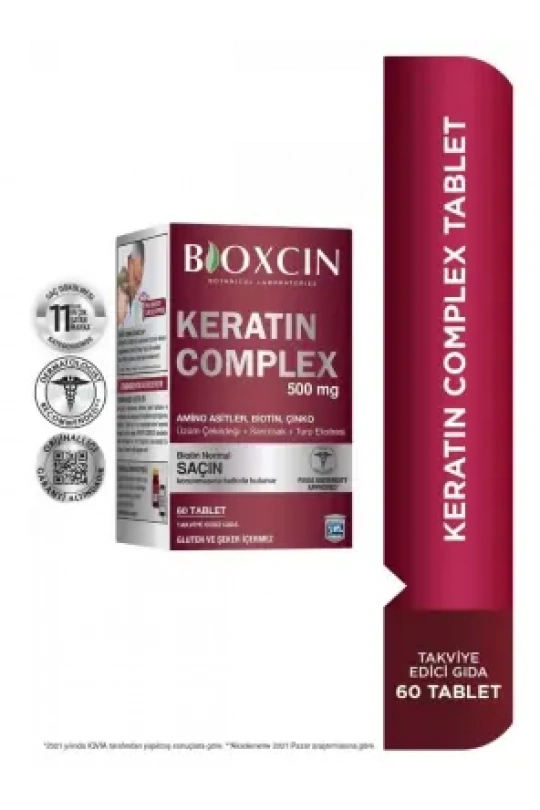 Bioxcin Forte Keratin Complex Tablet Takviye Edici Gıda 60 Tablet