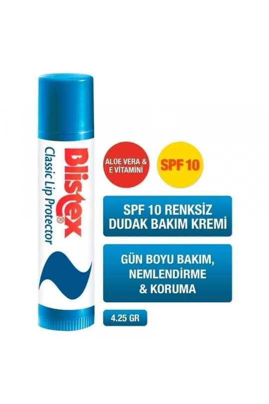 Blistex Classic Lip Protector SPF 10 Klasik Dudak Koruyucu