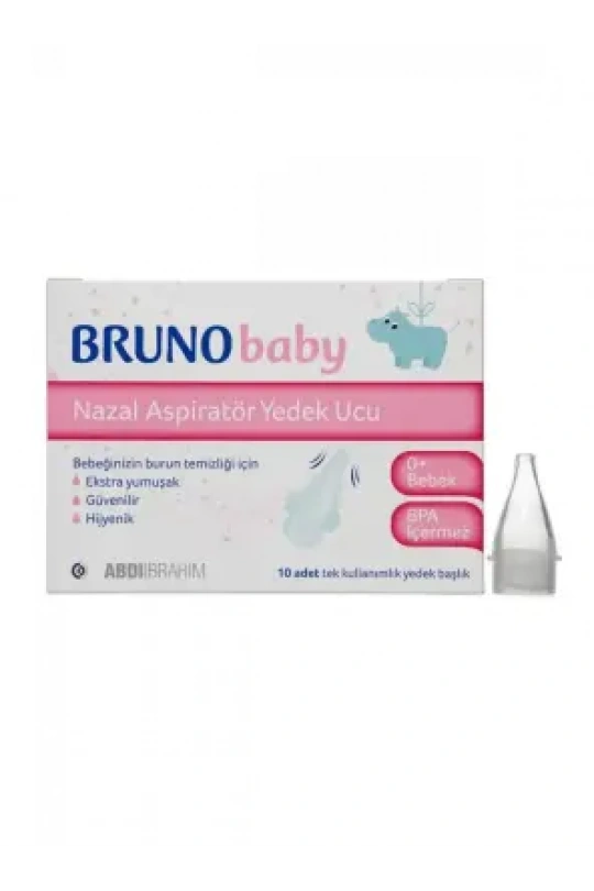 Bruno Baby Nazal Aspiratör Yedek Uç 10lu