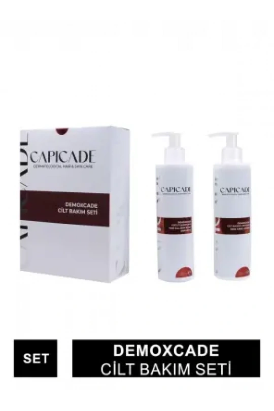 Capicade Demoxcade Cilt Bakım Seti - Şampuan + Losyon - 220+220 ml
