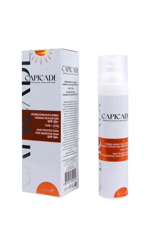 Capicade Güneş Koruyucu Krem Spf 50+Kuru Cilt 100 ml