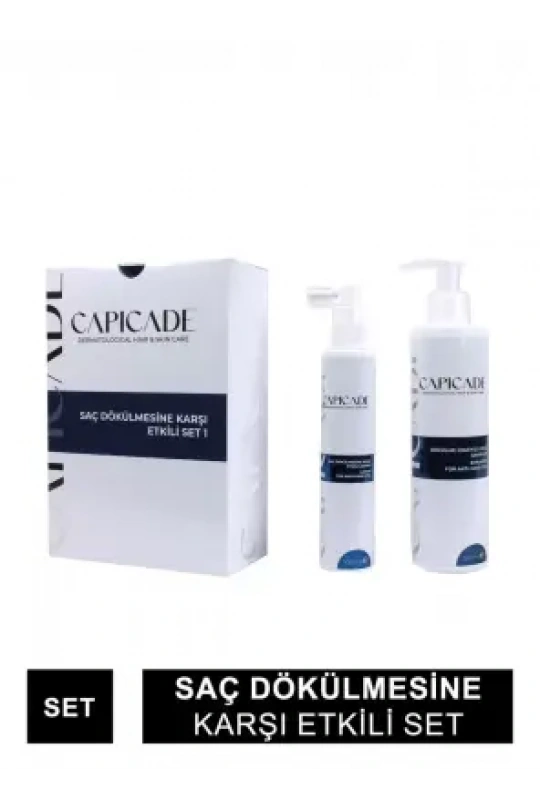 Capicade Saç Dökülmesine Karşı Etkili Set - Şampuan + Losyon - 220+100 ml