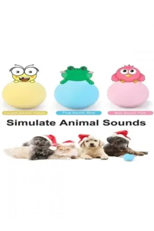 Catnip Otlu Pilli 3 Sesli İnteraktif Oyun Topu