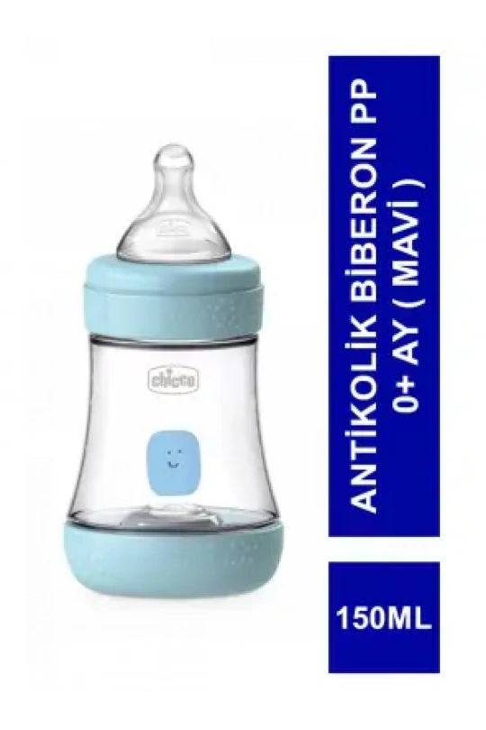 Chicco P5 Antikolik Biberon PP 0+ Ay - Mavi - 150 ml