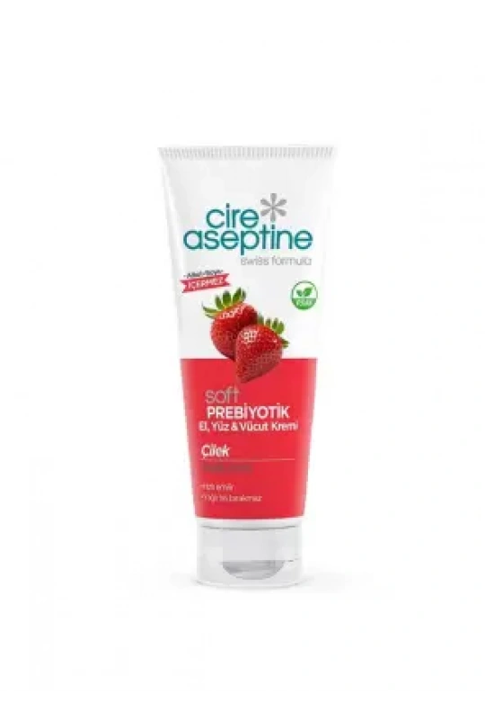 Cire Aseptine Soft Prebiyotik El Yüz Vücut Kremi Çilek 75 Ml