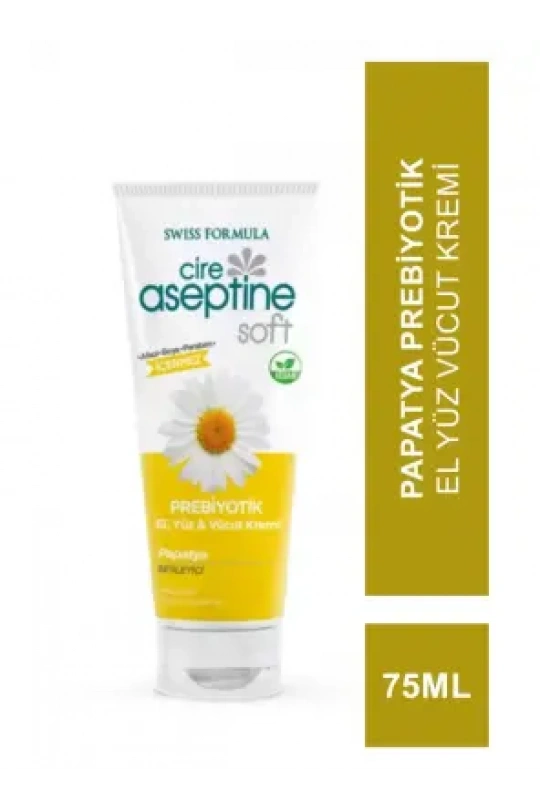Cire Aseptine Soft Prebiyotik El Yüz Vücut Kremi Papatya 75 Ml