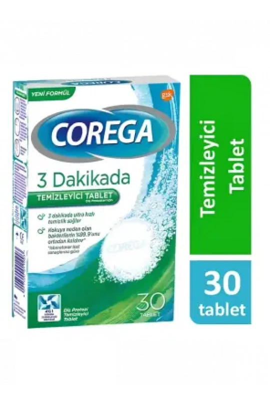 Corega Diş Protezi Temizleyici 30 Tablet
