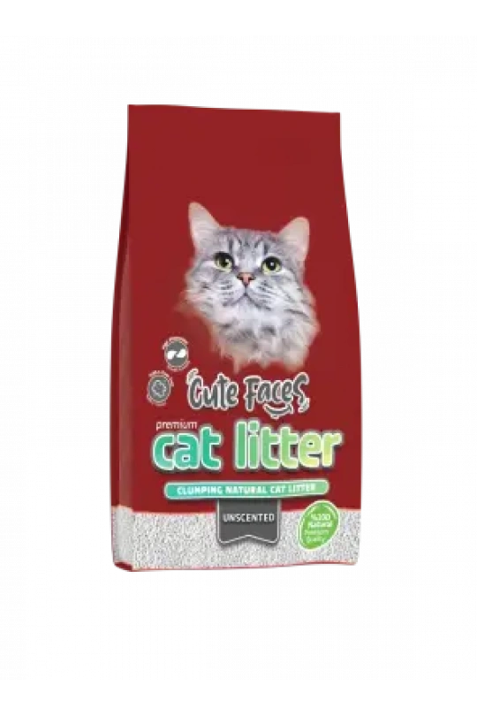 Cute Faces Kokusuz Topaklanan İnce Taneli Kedi Kumu 10L.