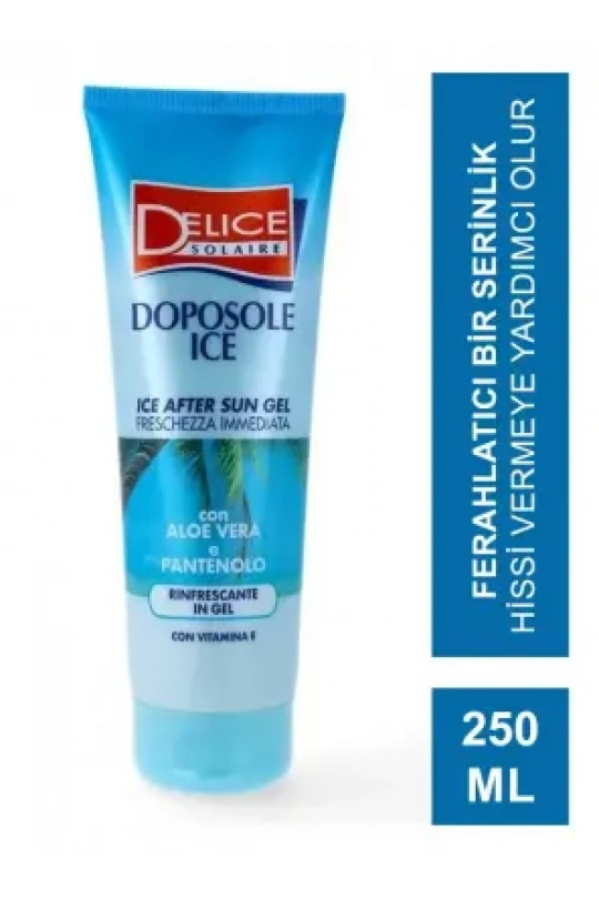 Delice Solaire Buz Jeli - Güneş Sonrası Hızlı Serinlik & Rahatlama - 250 ml