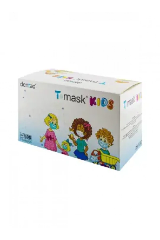 Dentac T-Mask 3 Katlı Çocuk Maskesi 50 Adet