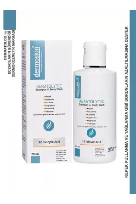 Dermoskin Keratolytic Şampuan/Body Wash 200 ml