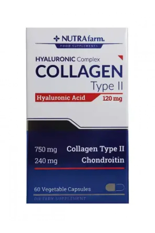 Dermoskin NutraFarm Collagen Hyaluronic Acid Tip2 120mg 60 Kapsül