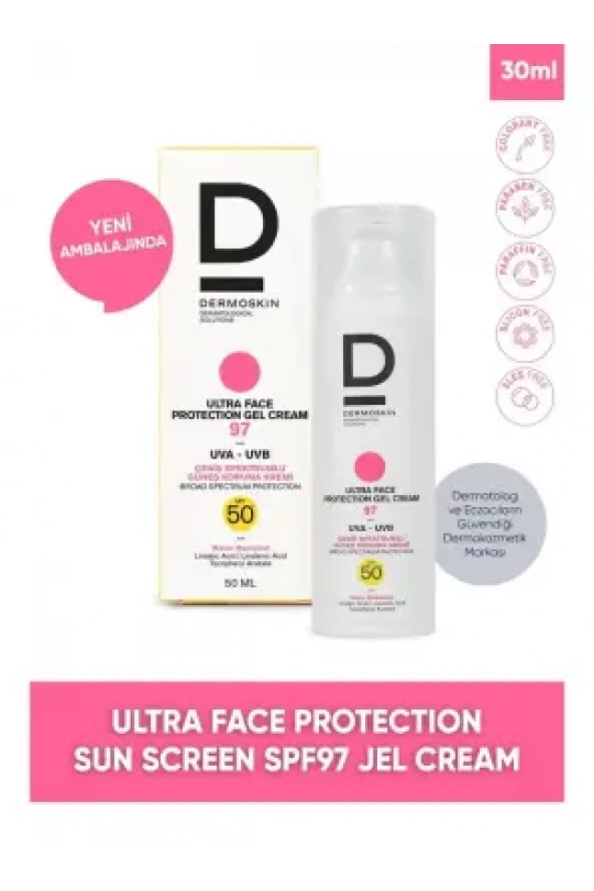 Dermoskin SPF 50+ Ultra Face Protection Gel Cream 97 - 50 ml