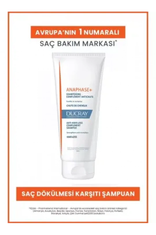 Ducray Anaphase+ Shampoo Saç Dökülmesi Karşıtı Şampuan 200ml