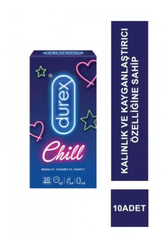 Durex Chill Prezervatif 10 Adet