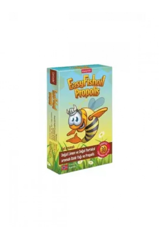 EasyFishoil Propolis Çiğnenebilir 30 Jel Tablet