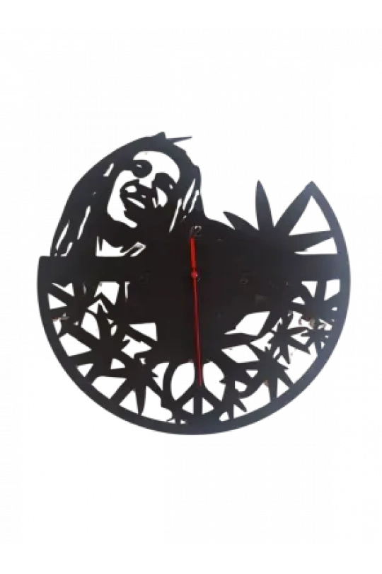 Ebruli Sanat Tasarım Bob Marley Temalı Ahşap Duvar Saati