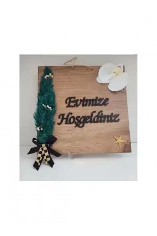 Ebruli Sanat Tasarım  Evimize Hoşgeldiniz  Kapı Süsü