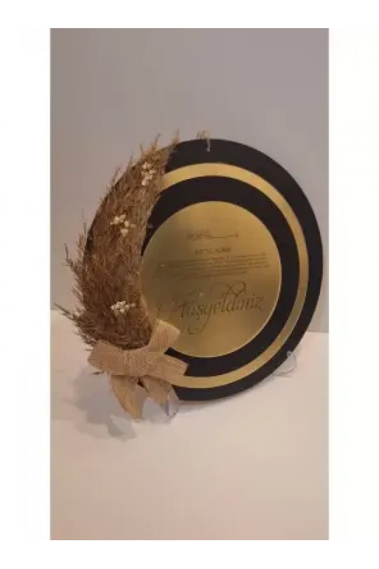 Ebruli Sanat Tasarım Hoşgeldiniz Kapı Süsü