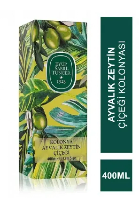 Eyüp Sabri Tuncer Ayvalık Zeytin Çiçeği Kolonyası 400ml Cam Şişe