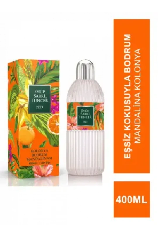 Eyüp Sabri Tuncer Bodrum Mandalinası Kolonyası 400ml Cam Şişe