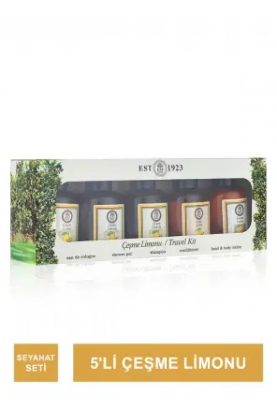 Eyüp Sabri Tuncer Çeşme Limonu 5li Seyahat Seti