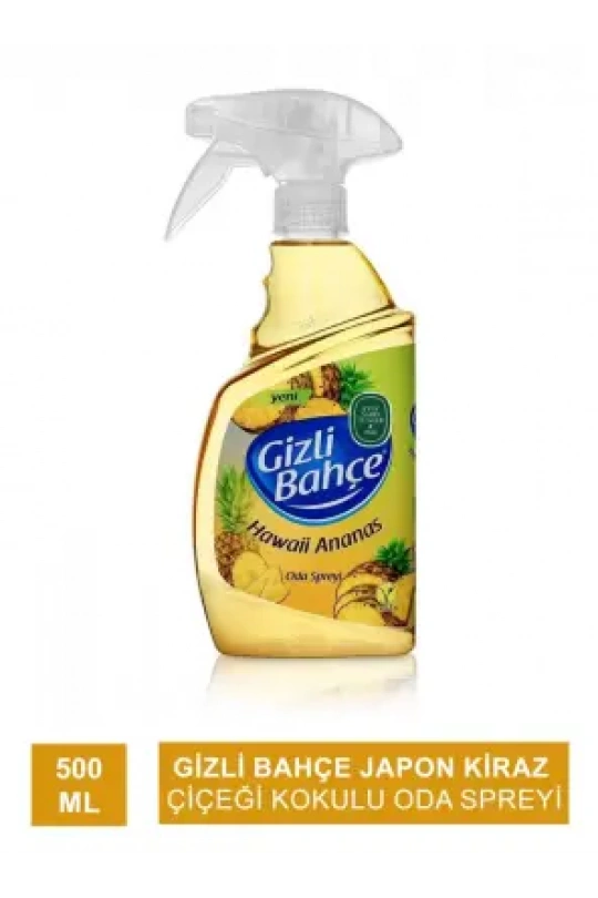 Eyüp Sabri Tuncer Gizli Bahçe Hawaii Ananas Kokulu Oda Spreyi 500 ml