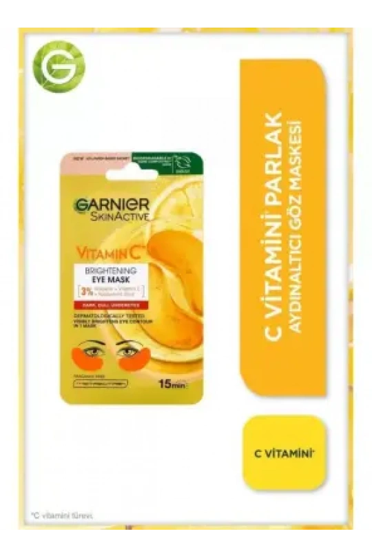 Garnier C Vitamini Parlak Aydınlatıcı Göz Maskesi 5gr