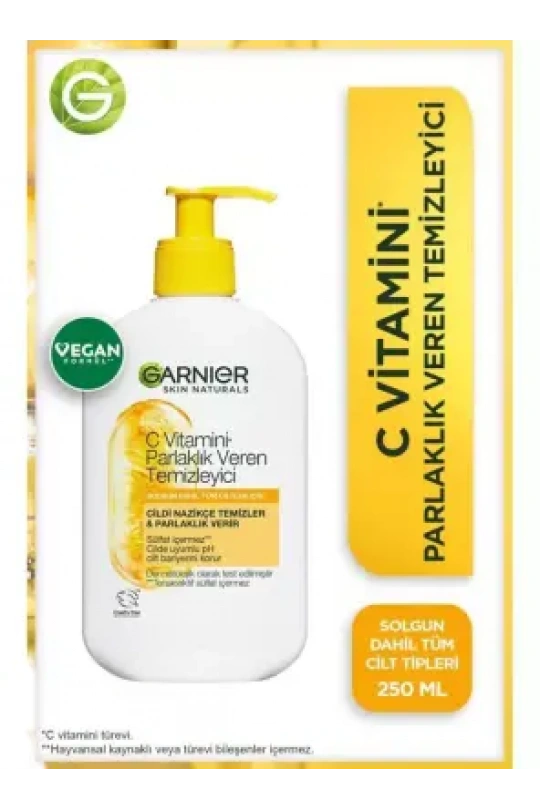 Garnier C Vitamini Parlaklık Veren Temizleyici 250 ml