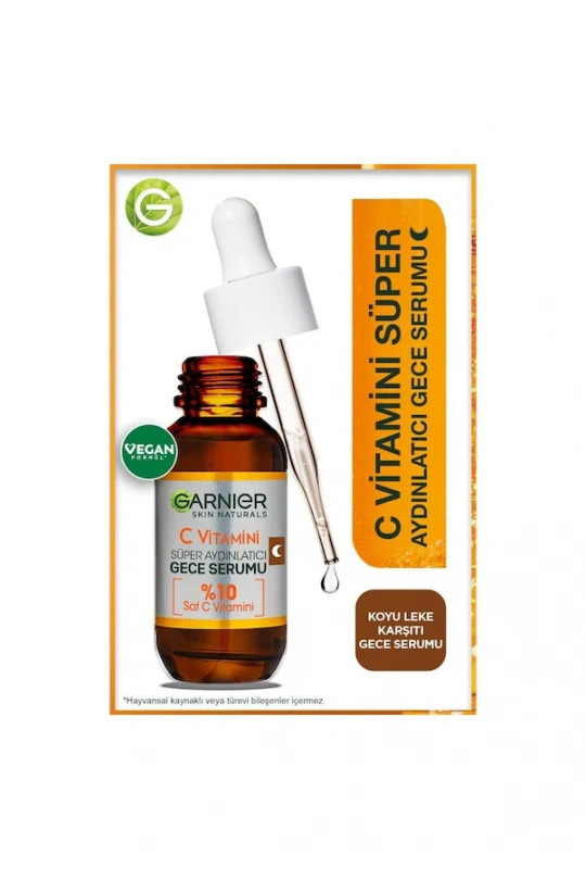 Garnier C Vitamini Süper Aydınlatıcı Gece Serumu 30 ml