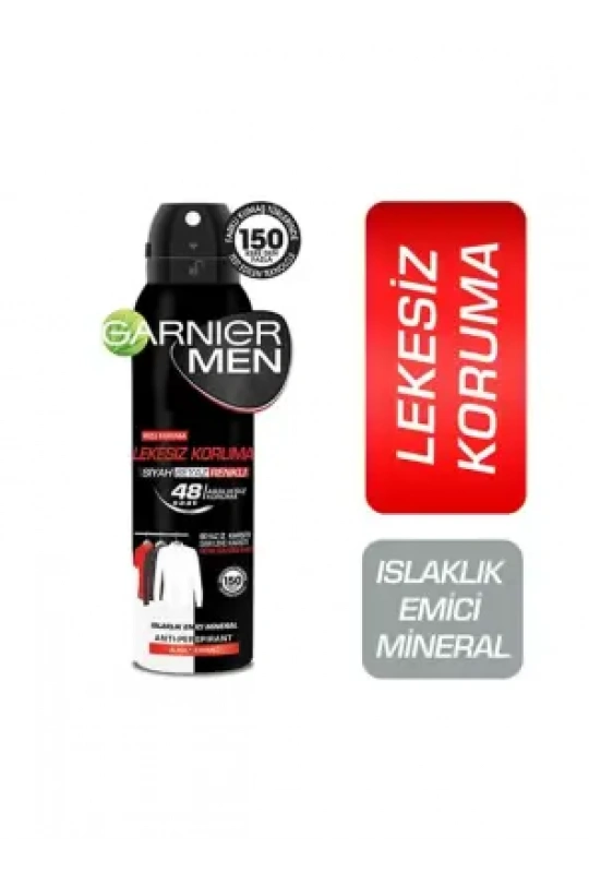 Garnier Men Lekesiz Koruma Spray Deodorant 150 ml