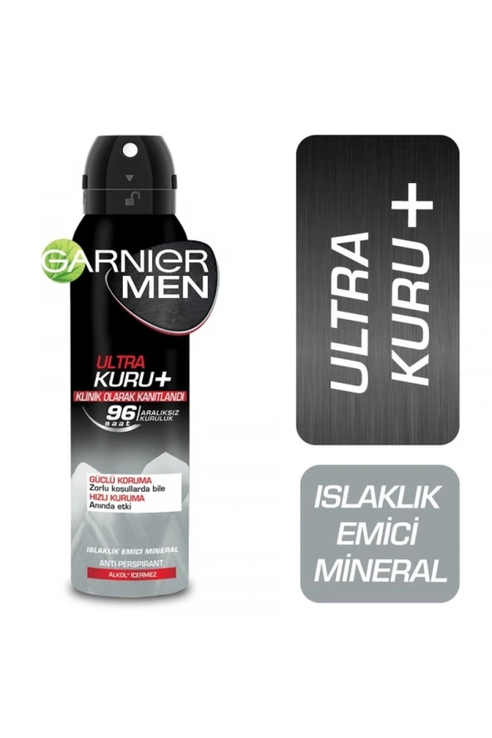 Garnier Men Ultra Kuru Spray Deodorant 150 ml
