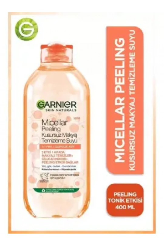 Garnier Micellar Peeling Kusursuz Makyaj Temizleme Suyu 400 ml