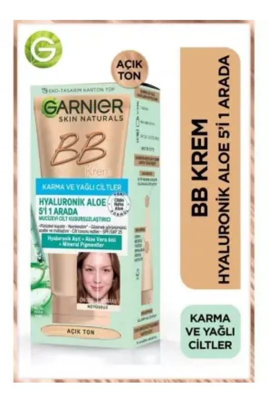 Garnier Mucizevi Cilt Kusursuzlaştırıcı BB Krem - Açık Ton - Spf25 50 ml